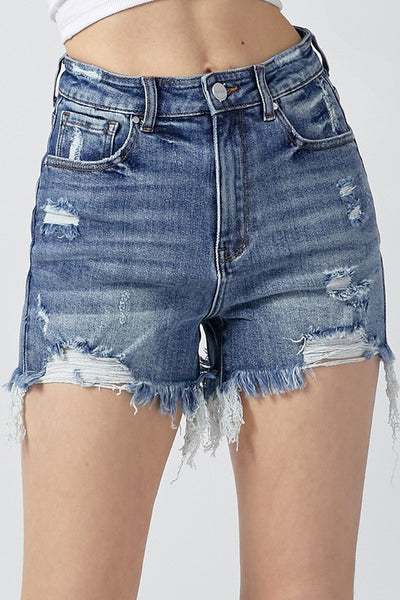 Cher Distressed Shorts