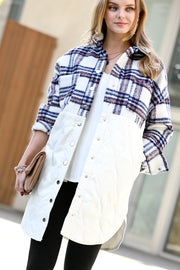 Plaid Padded Jacket